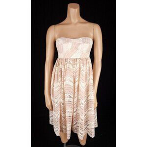 Les Bourdelles des Garcon Short Circle Lace Dress Size 42 US XS Capria NWT $425